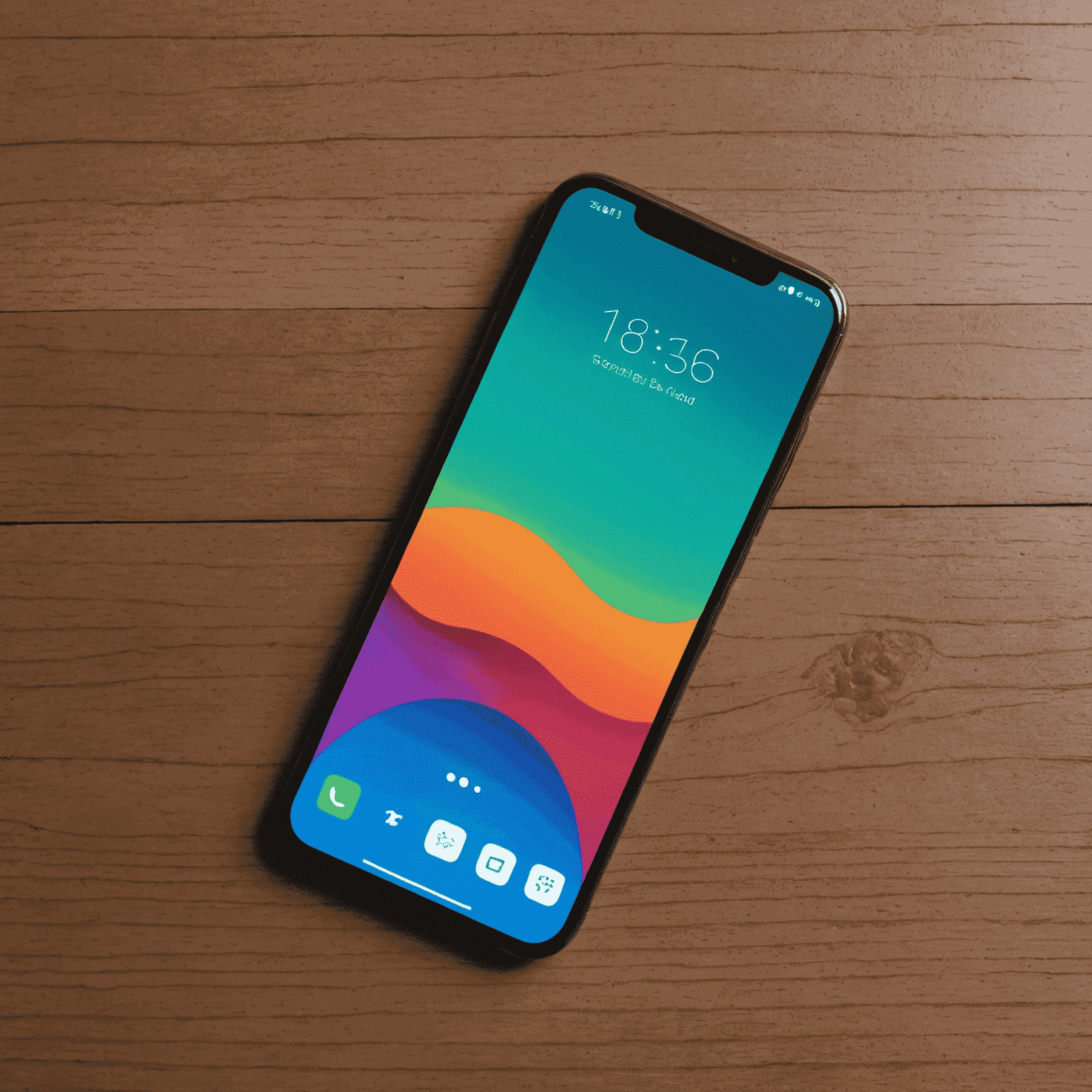 صورة مقارنة بين واجهات iOS و Android، تظهر الفروق في التصميم والألوان